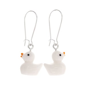 Funny Gifts for Developers. Rubber Duck Earrings Dangle. Programming Rubber Duck Debugging Programmers Gift Idea, Ladies, Daughters Birthday