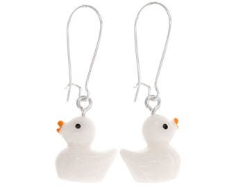 Regalos divertidos para desarrolladores. Pendientes de pato de goma colgantes. Programación de pato de goma Programadores de depuración Idea de regalo, Cumpleaños de damas e hijas