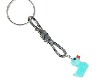 Duck Programming Keychain. Blue Rubber Duck in Coding. Computer Programmer Gifts for Debugging for Men, Women, Funny Developer Accessories