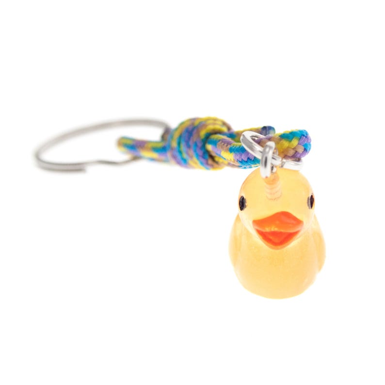 Badeendprogrammering, grappig programmeercadeau. Gele rubberen duckie-sleutelhanger. Cadeaus voor computerprogrammering, foutopsporing en codering afbeelding 7