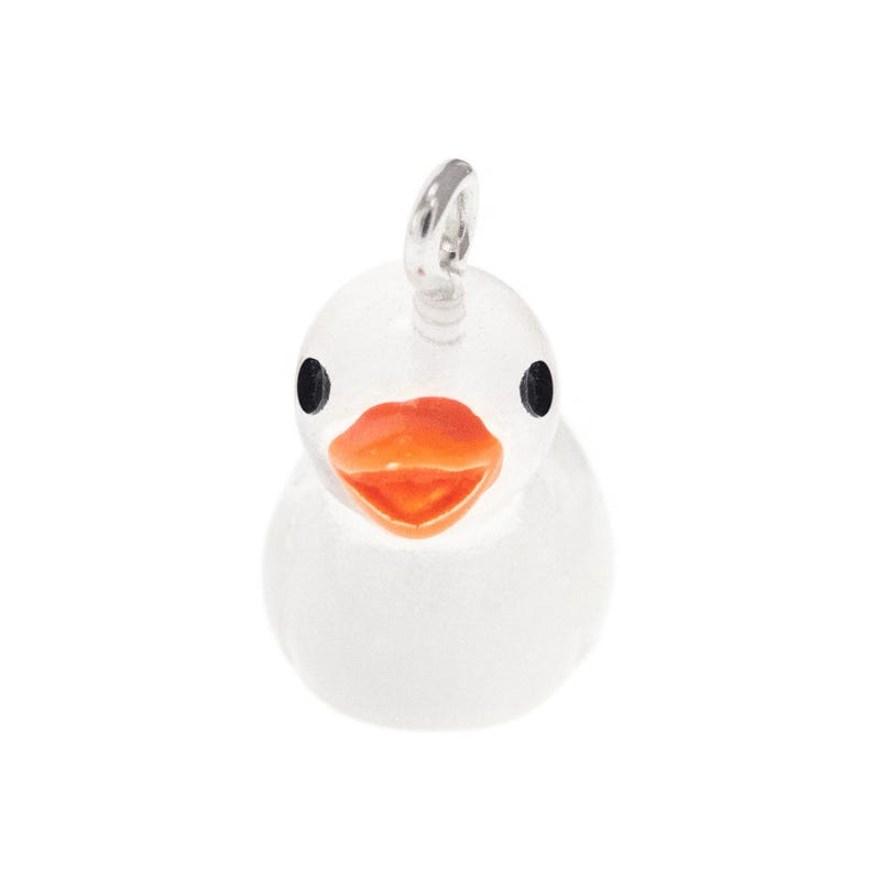 Collar de programación con patito de goma para programadoras. Bonito collar amarillo con forma de patito de goma. Regalo para depurar código Java y programar. imagen 18