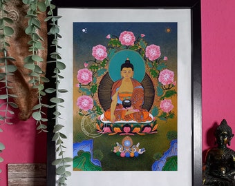 Shakyamuni Buddha giclée print