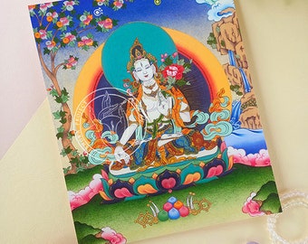 White Tara print