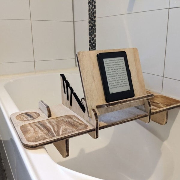 Bath Caddy 12mm 3D Wooden puzzle 3D model vector Laser cut files Download