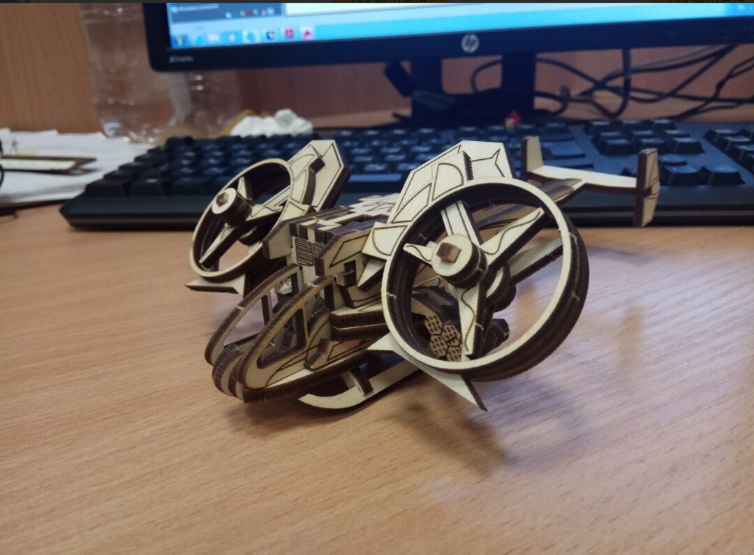 Puzzle 3D Scorpione Metallico - Modello Da Costruire Per Adulti