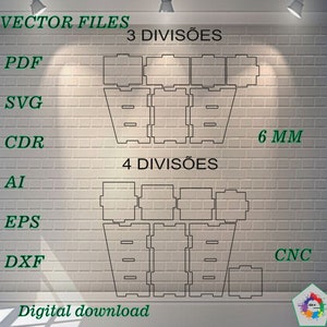 Remote Control Holder 3D Vector File for CNC Laser Cut (DXF, CDR) - Etsy