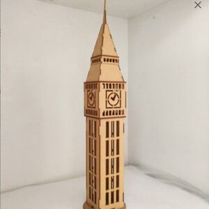 Cut File-Ben- 3D model 3D puzzle - Ben- svg cdr dxf wooden vector cut file Instant download