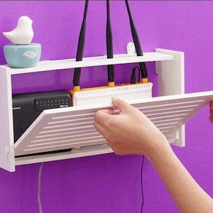 1 Unidad Caja Organizadora De Cables Para Cables De Datos, Cables De  Alimentación, Cargadores, Enchufes, Caja De Almacenamiento De Gestión De  Cables De Escritorio, Mode de Mujer