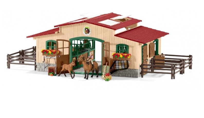 3D Stable Horse Barn 3D model puzzle file svg cdr dxf vector Cut File laser cutting from plywood by CNC with laser router plasma download image 2