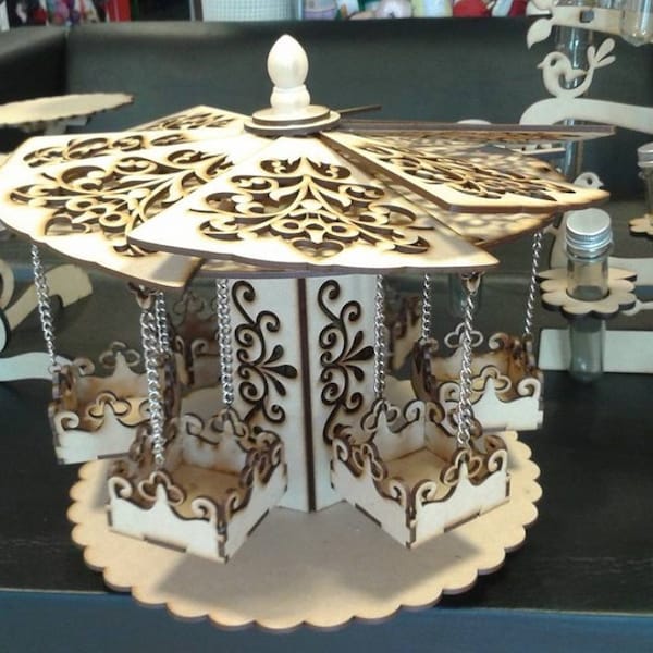 3d Carousel Svg - Etsy