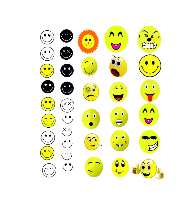 Emoji Svg Bunde Smiley Svg Emoji Png Emoji Clipart Emojis Svg Emoji ...