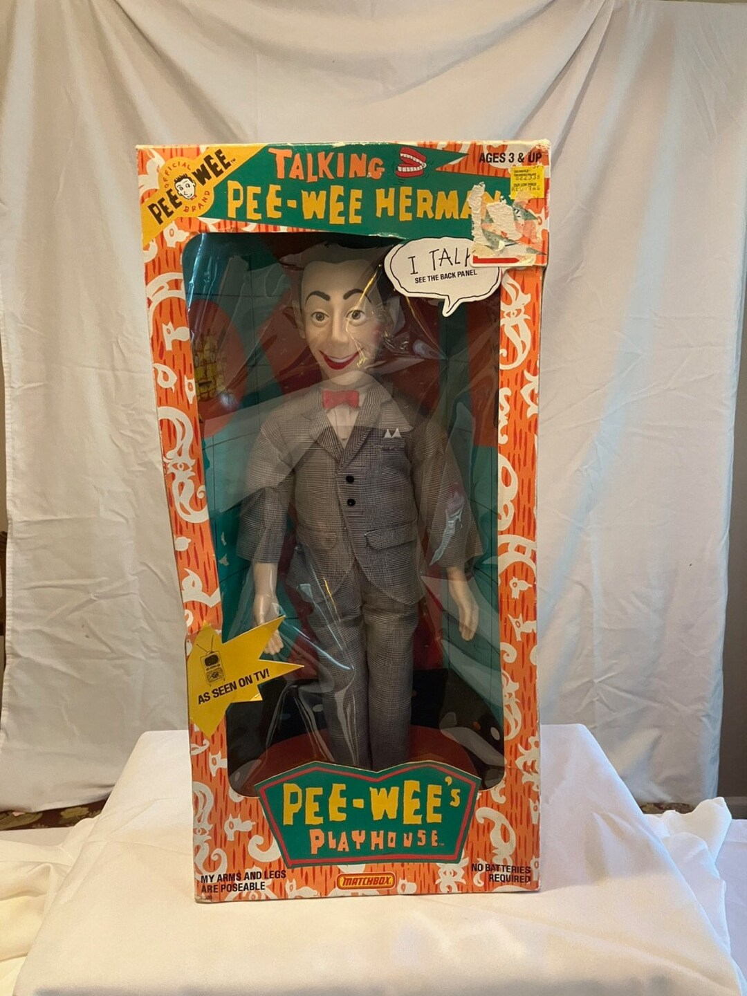 Vintage 1987 Pee Wee Herman Talking Doll. Etsy