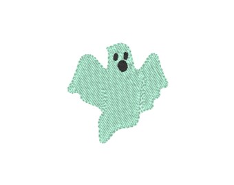 Ghost Machine Embroidery Design (1 design, 3 sizes, 11 formats)