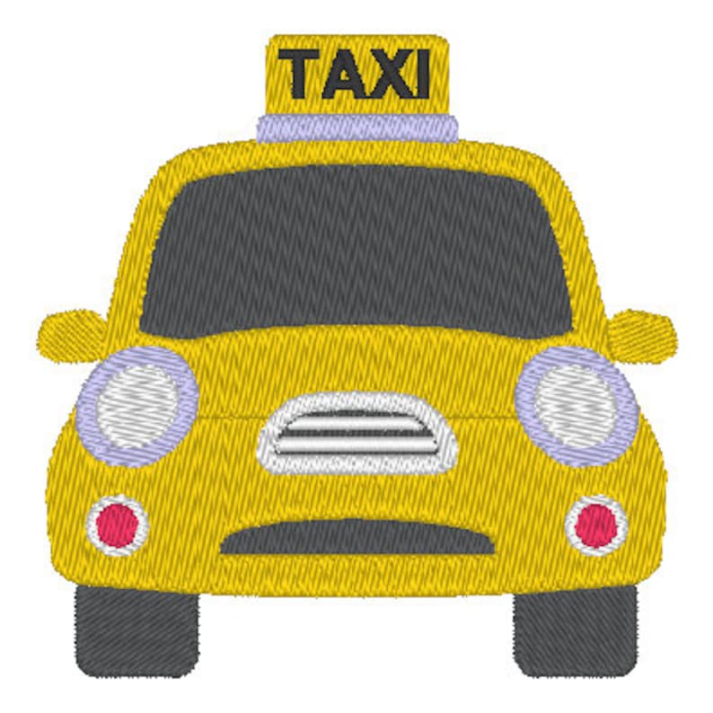 Taxi Car Print Pattern Men Long Robe