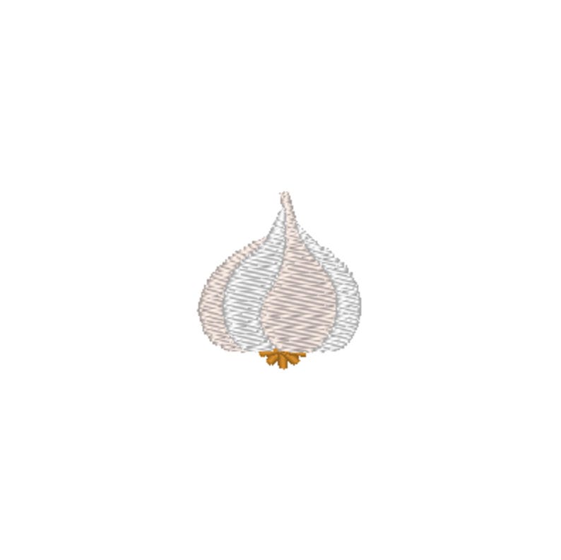 Garlic Embroidery Pattern Garlic Machine Embroidery Design, 1 Design, 4 Sizes, 11 Formats - Etsy