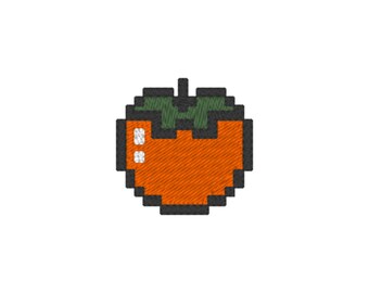 Minecraft Tomato Machine Embroidery Design (1 design, 3 sizes, 11 formats)