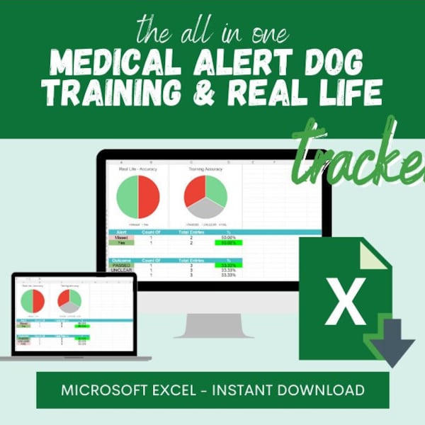 Medical Alert Scent Training Tracker (excel)