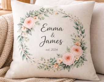 Personalized Custom Pillow Cover | Custom Text & Design | Unique Home Decor Gift | Soft Fabric Cushion
