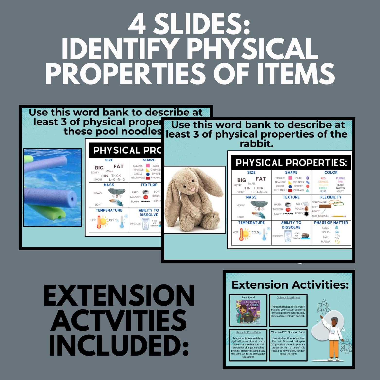 Matter and Physical Property Lesson Slides, Science Lessons for ...