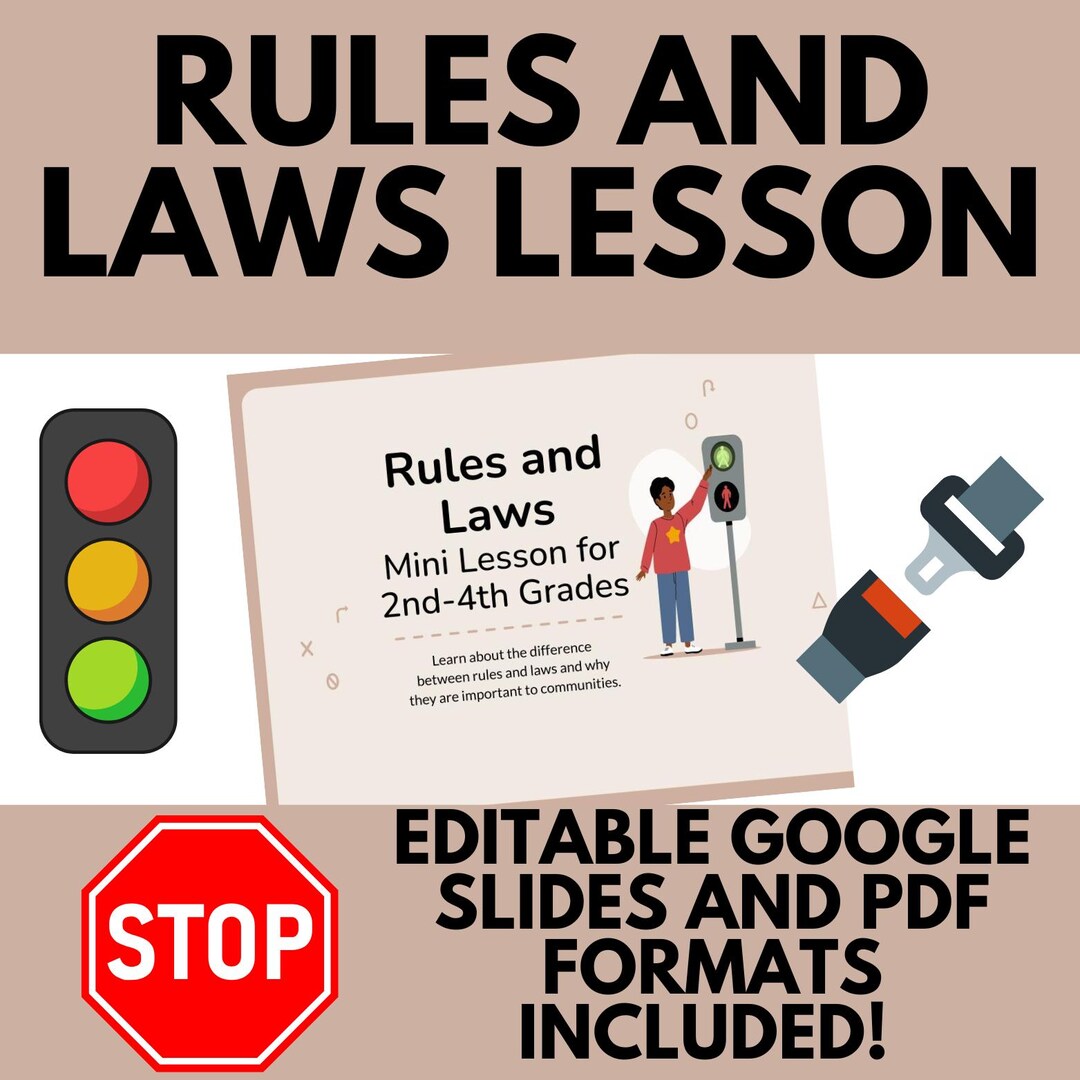 Rules And Laws Lesson Slides Government social Studies Lesson Rules and laws lesson slides government social studies lesson