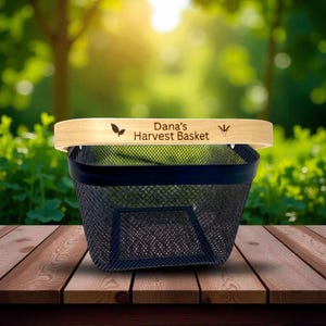 2. Every gardener deserves their own personalized harvest basket! Made with durable mesh for easy rinsing, it’s ideal for carrying produce, collecting blooms, or storing tools — a thoughtful, practical gift for green thumbs everywhere.