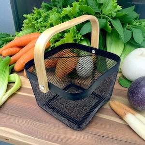 Pick, rinse, repeat — our personalized harvest basket makes gardening simple and stylish. Its breathable mesh design keeps produce fresh while your custom engraving adds a personal flair.