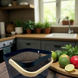 Designed for gardeners who love a personal touch! This durable, washable mesh basket keeps your produce clean and fresh while showcasing your custom name — a true garden favorite.