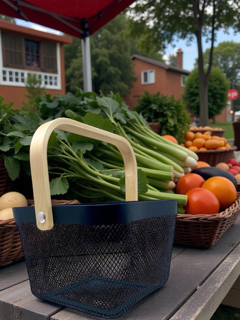 Perfect for gardeners who love style and substance! Personalize this mesh harvest basket and enjoy a breathable, washable, and versatile companion for every harvest season.