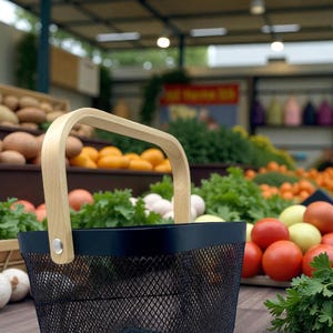 This isn’t just a harvest basket — it’s a personalized keepsake for garden lovers. Crafted with lightweight mesh for easy cleaning, it’s both a functional tool and a heartfelt gift.