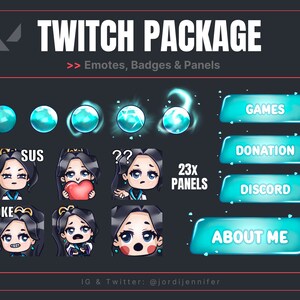 Valorant Sage Package for Stream - Twitch, Discord, YouTube / Emotes, Sub-Badges & Panels
