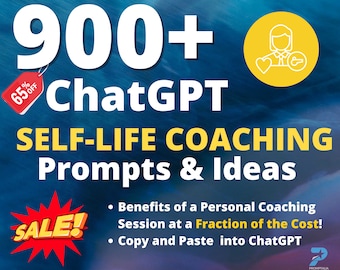 Over 940 AI Self-Coaching Ideas and Prompτs for Personal Growth, Mental Health & Mindset Coaching | Self-Reflection Questions, Coaching Tool