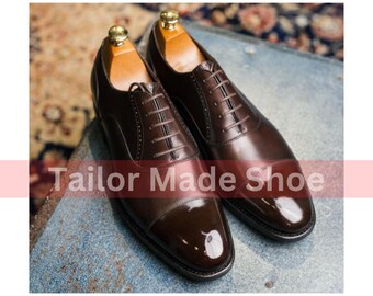 Vintage Men's Florsheim Imperial 93602 Brown Grain Textured Vintage Men's Florsheim Imperial 93602 Brown Grain Textured