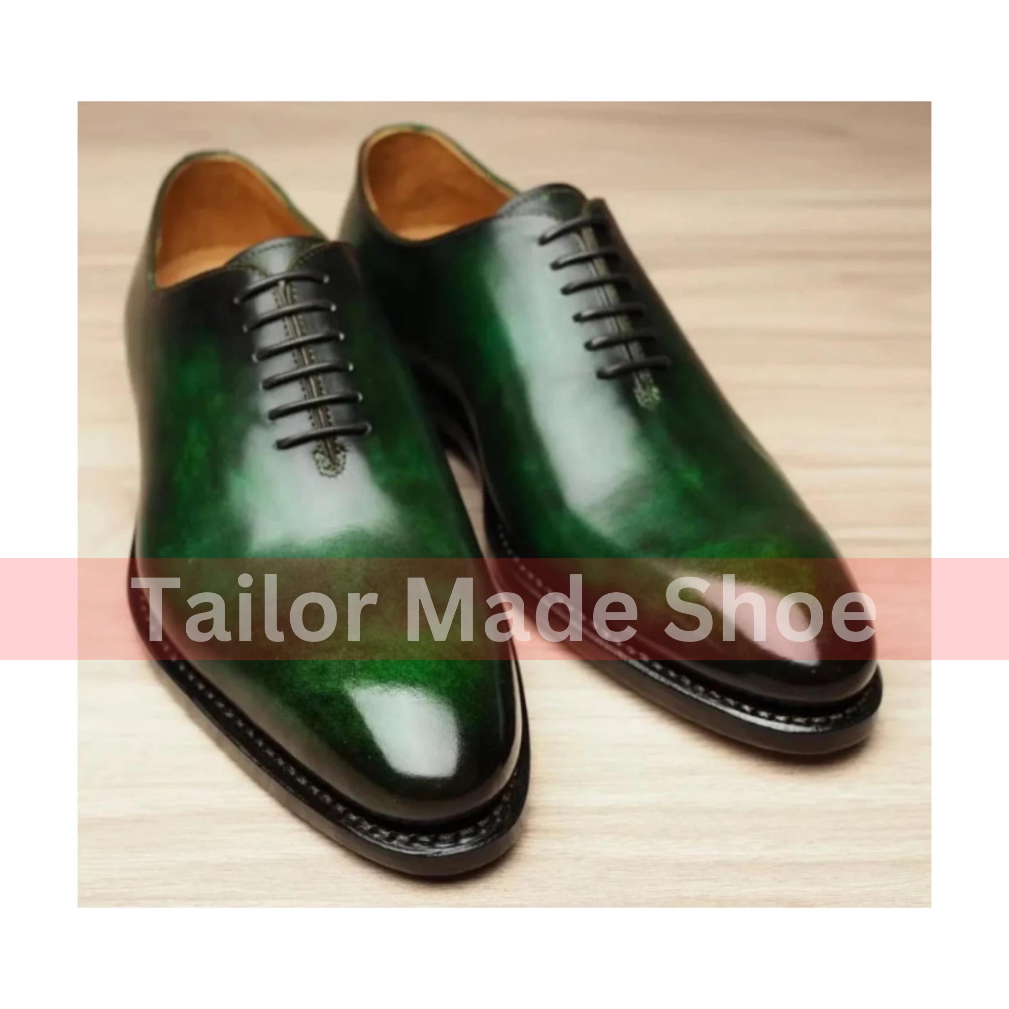 New Custom Made Handmade, Hand-painted, Goodyear Welted Pure