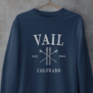 Vail Colorado Shirt, Vail Sweatshirt, Vail Ski Resort Crewneck, Womens Colorado Gift, Colorado Souvenir, Vail Pullover, Vail Sweater