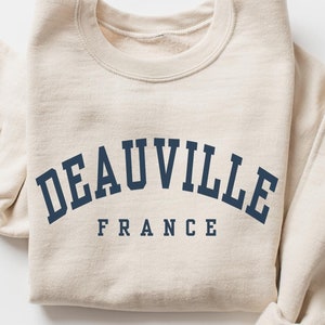 Deauville France Pullover Jumper Sweatshirt Crewneck Gift