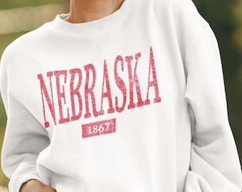 Unisex Nebraska Crewneck Sweatshirt Pullover Gifts