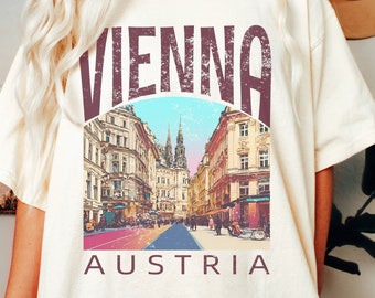 Vienna Austria T-Shirt, European Travel Souvenir City Tee