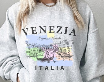 Venice Italy Sweater Pullover Sweatshirt Crewneck Gift Souvenir