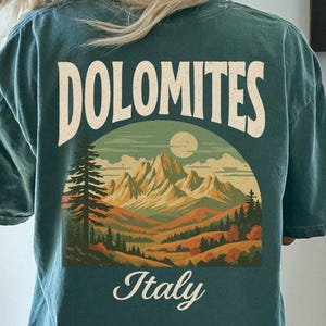 Dolomites Italy Comfort Colors® Tshirt, Alps Gift Tee