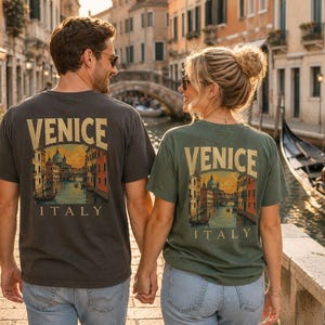 Venice Italy Tshirt Gift Tee Travel Souvenir Pepper