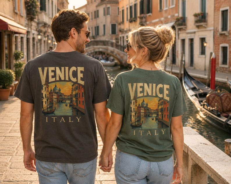 Venice Italy Tshirt Gift Tee Travel Souvenir Pepper