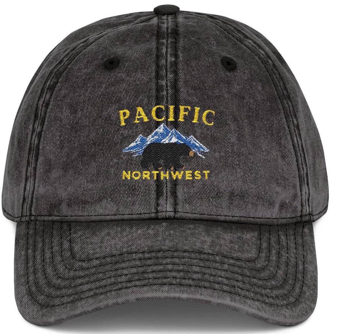 Pacific Northwest Embroidered Hat, PNW National Park Gift Cap - Etsy