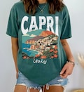 Capri Italy Beach Tshirt Gift Tee product logo