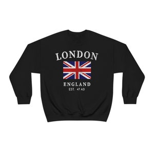 Vintage brittisk flagga London tröja: England Storbritannien tröja bild 9