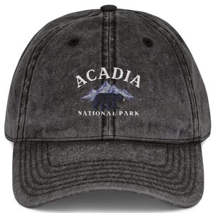 Acadia National Park Embroidered Hat Gift Cap