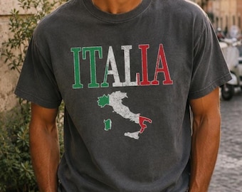 Comfort Colors® Italia Flag Tshirt Gift Tee