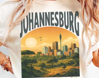 Reis-T-shirt Johannesburg Zuid-Afrika