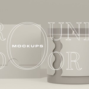 1:1 Candle Label Mockup, Candle Mockup, packaging Mockups, Jar Candle Mockup, PSD Mockup, Clear Jar Candle, candle packaging