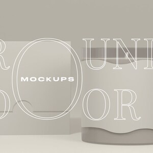 BUNDLE 1:1 Candle Label Mockup, Candle Mockups, packaging Mockups, Jar Candle Mockup, PSD Mockup, Clear Jar Candle, candle packaging