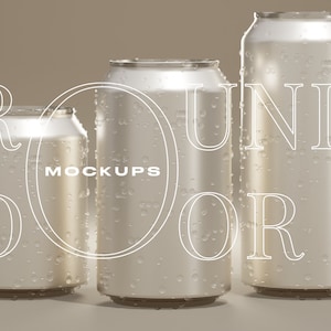 Can Set Mockup, Aluminum Can Mockup, Drink Can Mockup, Beer Can Mockup, Label Mockup, Can Mockups, Cans Mockup, psd,